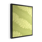 Puakenikeni lei Hawaii art v1 Framed Canvas Print Gallery Image 2