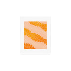 Puakenikeni leis on coral pink Art Print Gallery Image 1