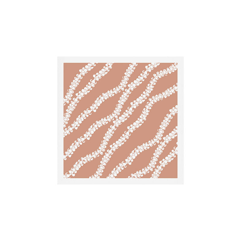 Puakenikeni single lei art on Coral Dust Art Print Gallery Image 1