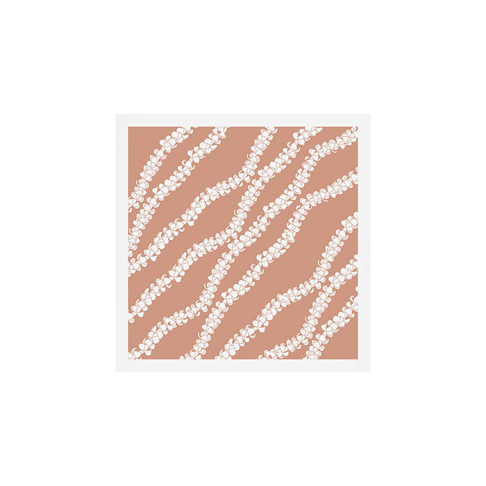 Puakenikeni single lei art on Coral Dust Art Print Gallery Image 1