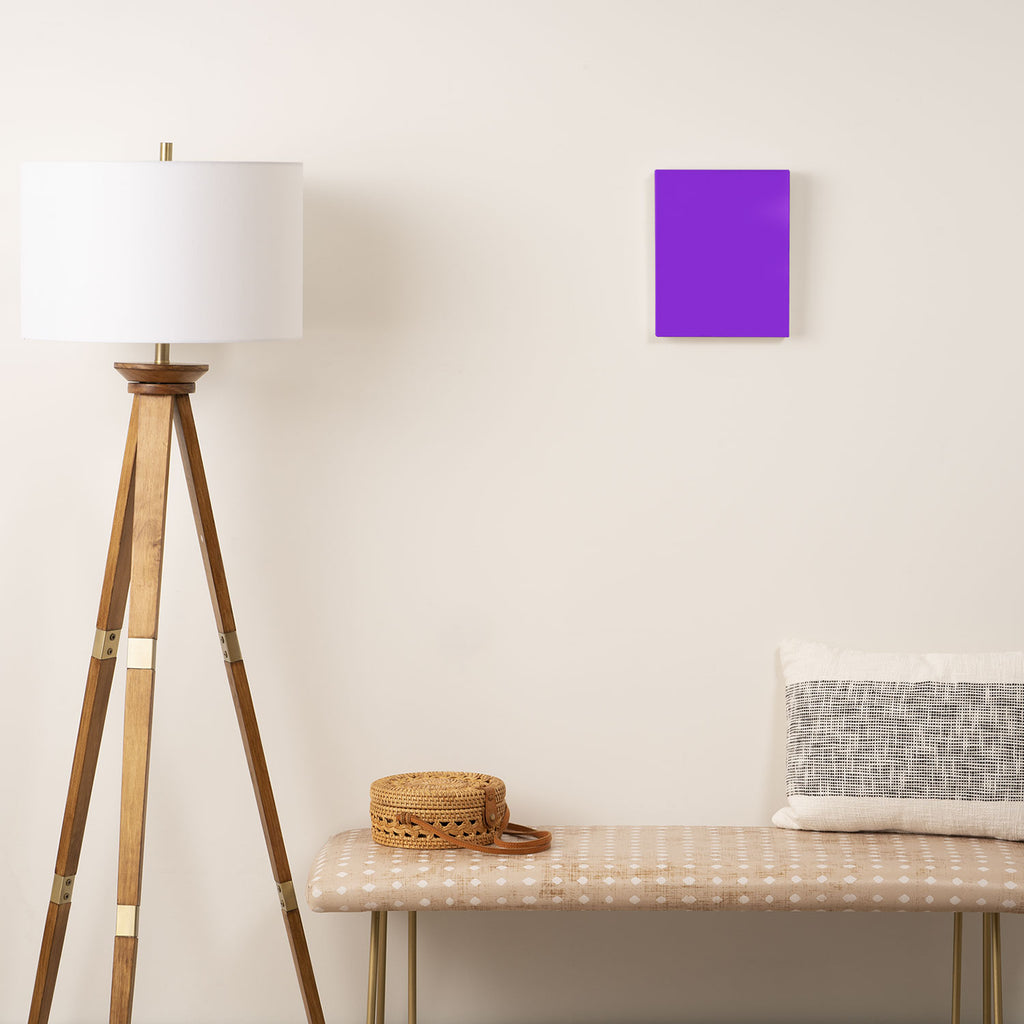Bright Fluorescent Neon Purple Canvas Print Gallery Image 2