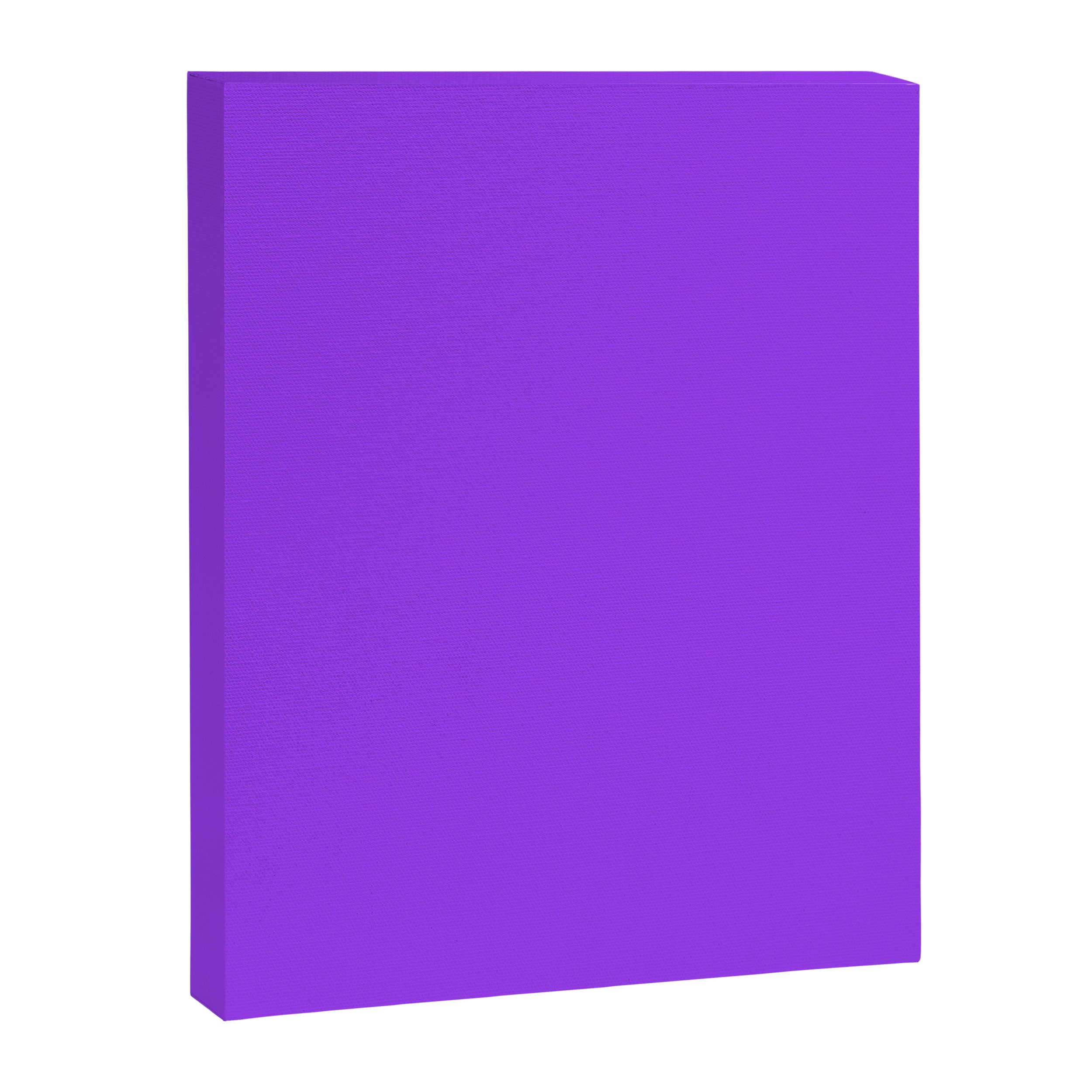 Bright Fluorescent Neon Purple Canvas Print Gallery Image 8