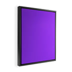 Bright Fluorescent Neon Purple Framed Canvas Print Gallery Image 2