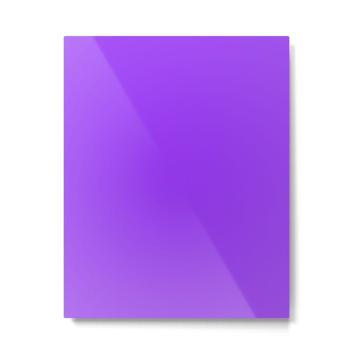 Bright Fluorescent Neon Purple Metal Print Gallery Image 1