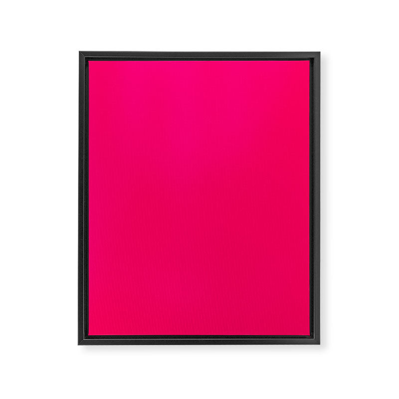 Bright Fluorescent Pink Neon Framed Canvas Print Gallery Image 8