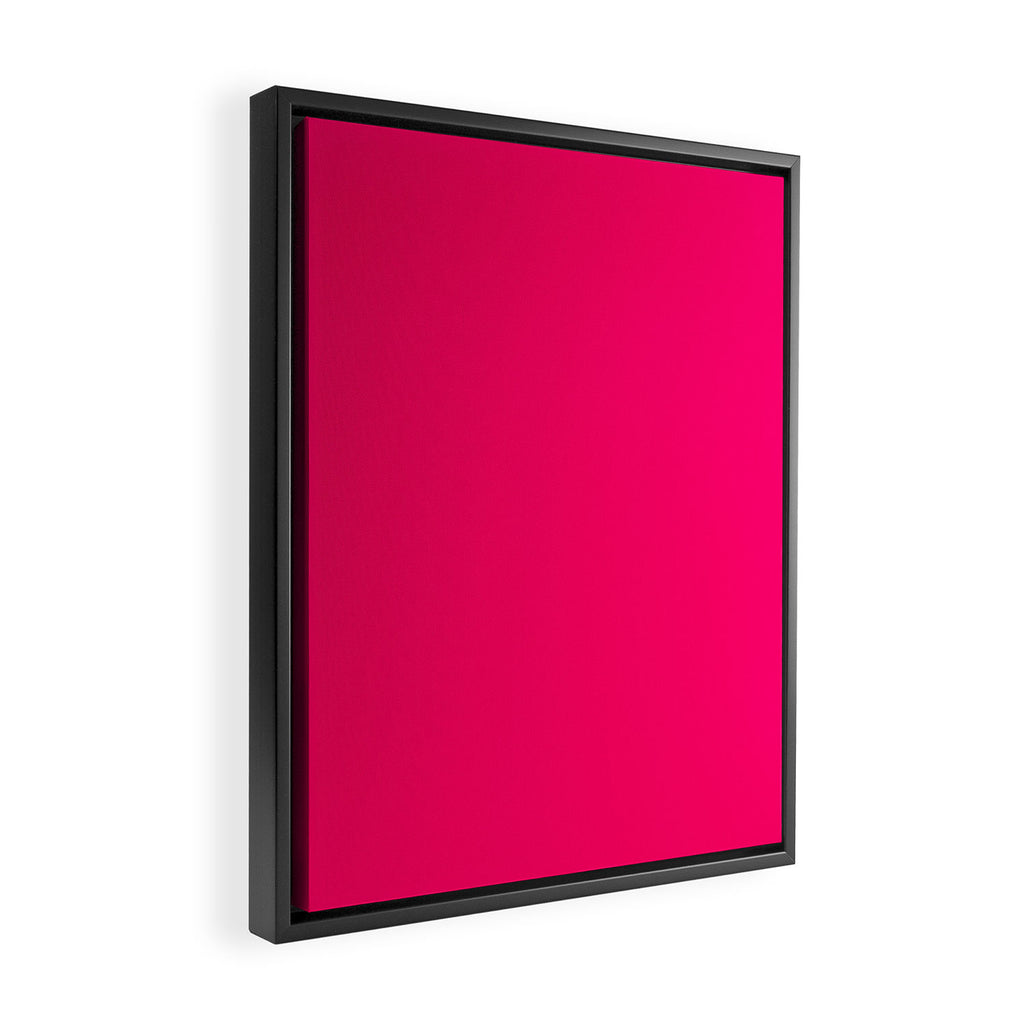 Bright Fluorescent Pink Neon Framed Canvas Print Gallery Image 2