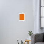 Bright Neon Orange Russet 2018 Fall Winter Color Trends Art Print Gallery Image 3