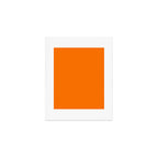 Bright Neon Orange Russet 2018 Fall Winter Color Trends Art Print Gallery Image 1