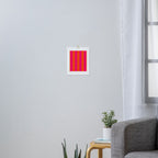 Bright Neon Pink and Orange Vertical Cabana Tent Stripes Art Print Gallery Image 3