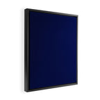 Classic Navy Blue Solid Color Framed Canvas Print Gallery Image 2