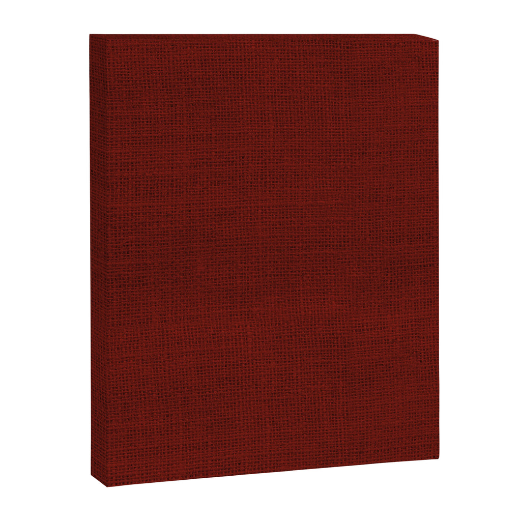 Dark Red Christmas Burlap Cloth Canvas Print Gallery Image 8