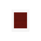 Dark Red Christmas Burlap Cloth Art Print Gallery Image 1