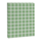 Dark Sea Green Summer Cabana Beach Picnic Gingham Check Canvas Print Gallery Image 8
