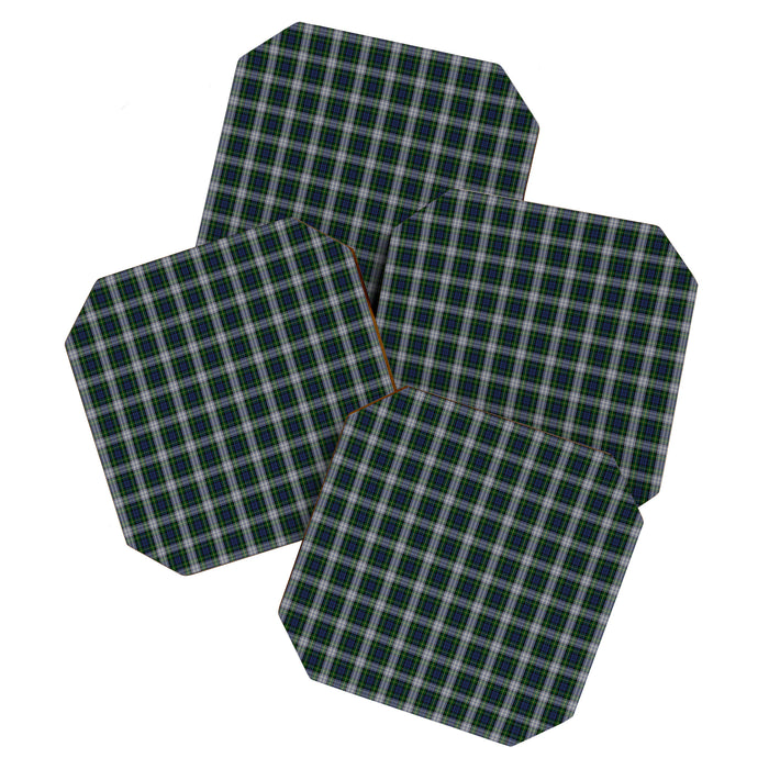 Dress Gordon Scottish Tartan Plaid Pattern Coaster Gallery Image 1