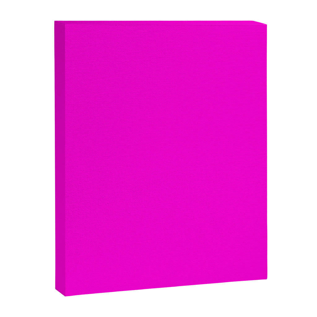Fluorescent Neon Hot Pink Canvas Print Gallery Image 8