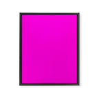 Fluorescent Neon Hot Pink Framed Canvas Print Gallery Image 8