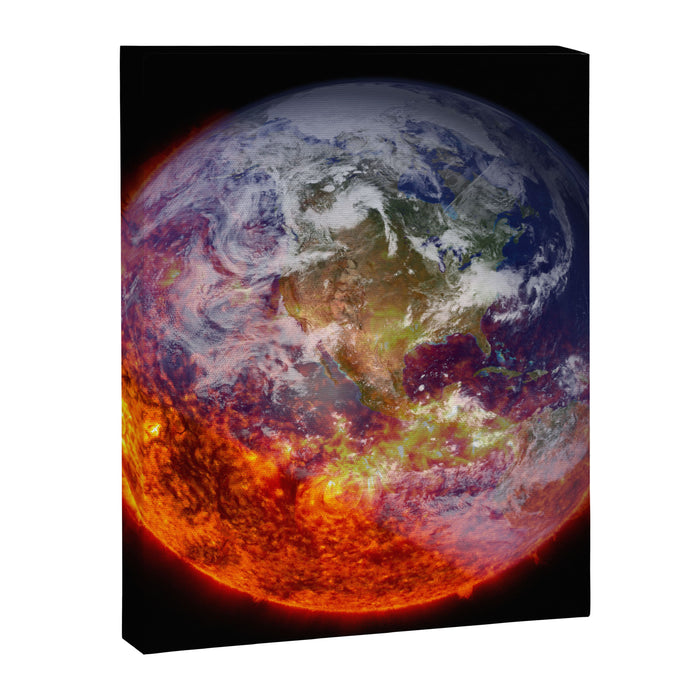Global Warming Climate Change Canvas Print Gallery Image 1