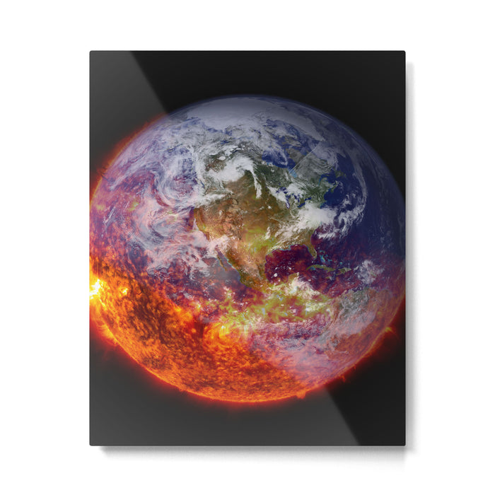 Global Warming Climate Change Metal Print Gallery Image 1