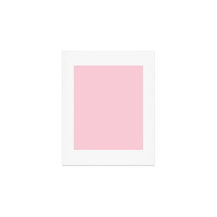 Light Soft Pastel Pink Solid Color Art Print Gallery Image 1