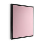 Light Soft Pastel Pink Solid Color Framed Canvas Print Gallery Image 2