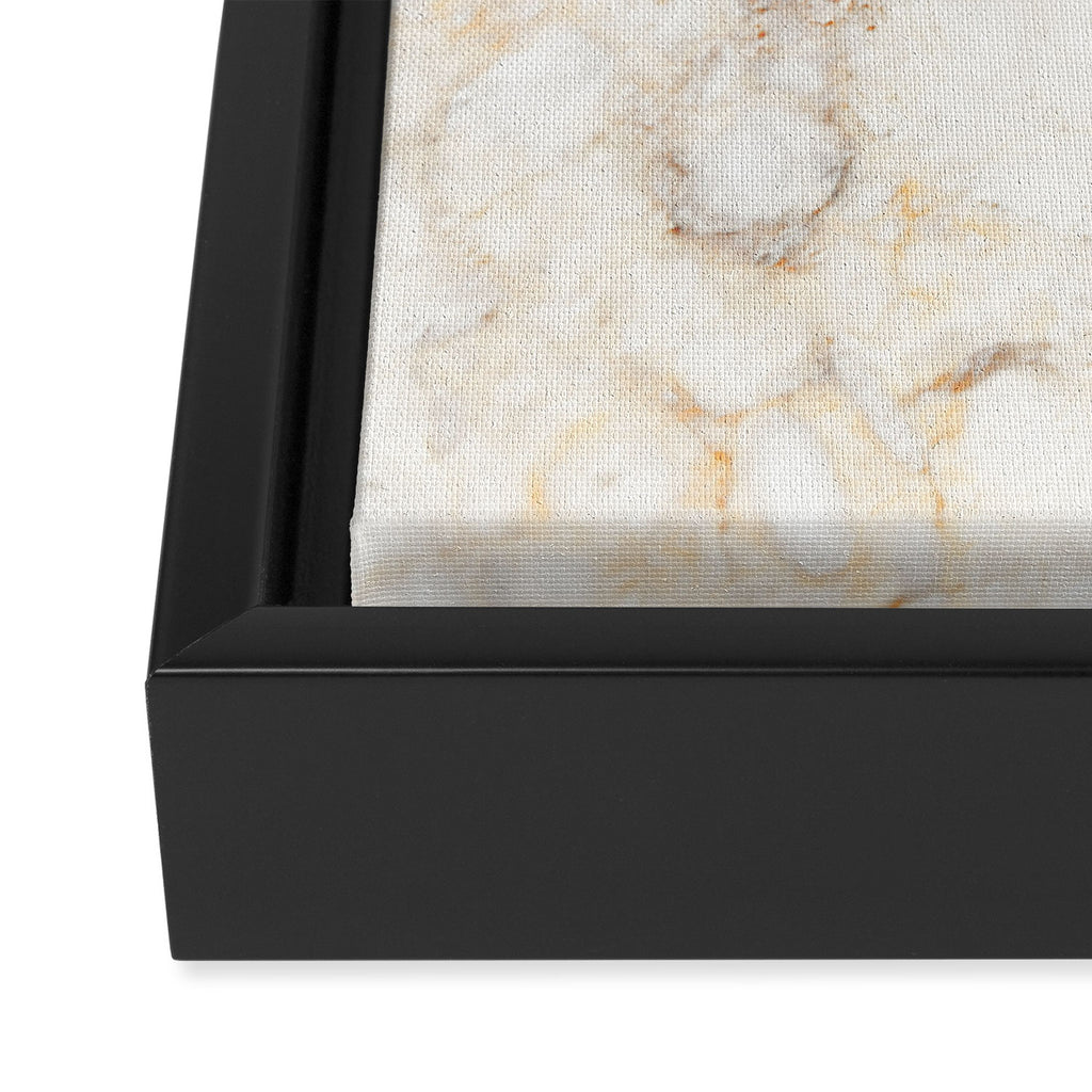 Marble Natural Stone Grey Veining Quartz Framed Canvas Print Gallery Image 3