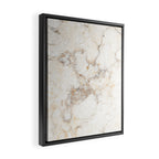 Marble Natural Stone Grey Veining Quartz Framed Canvas Print Gallery Image 2