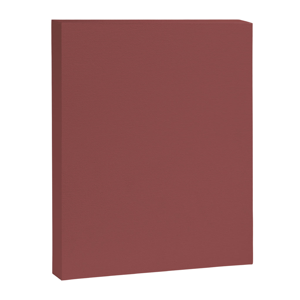 Marsala Wine Solid Color Canvas Print Gallery Image 8