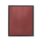 Marsala Wine Solid Color Framed Canvas Print Gallery Image 8