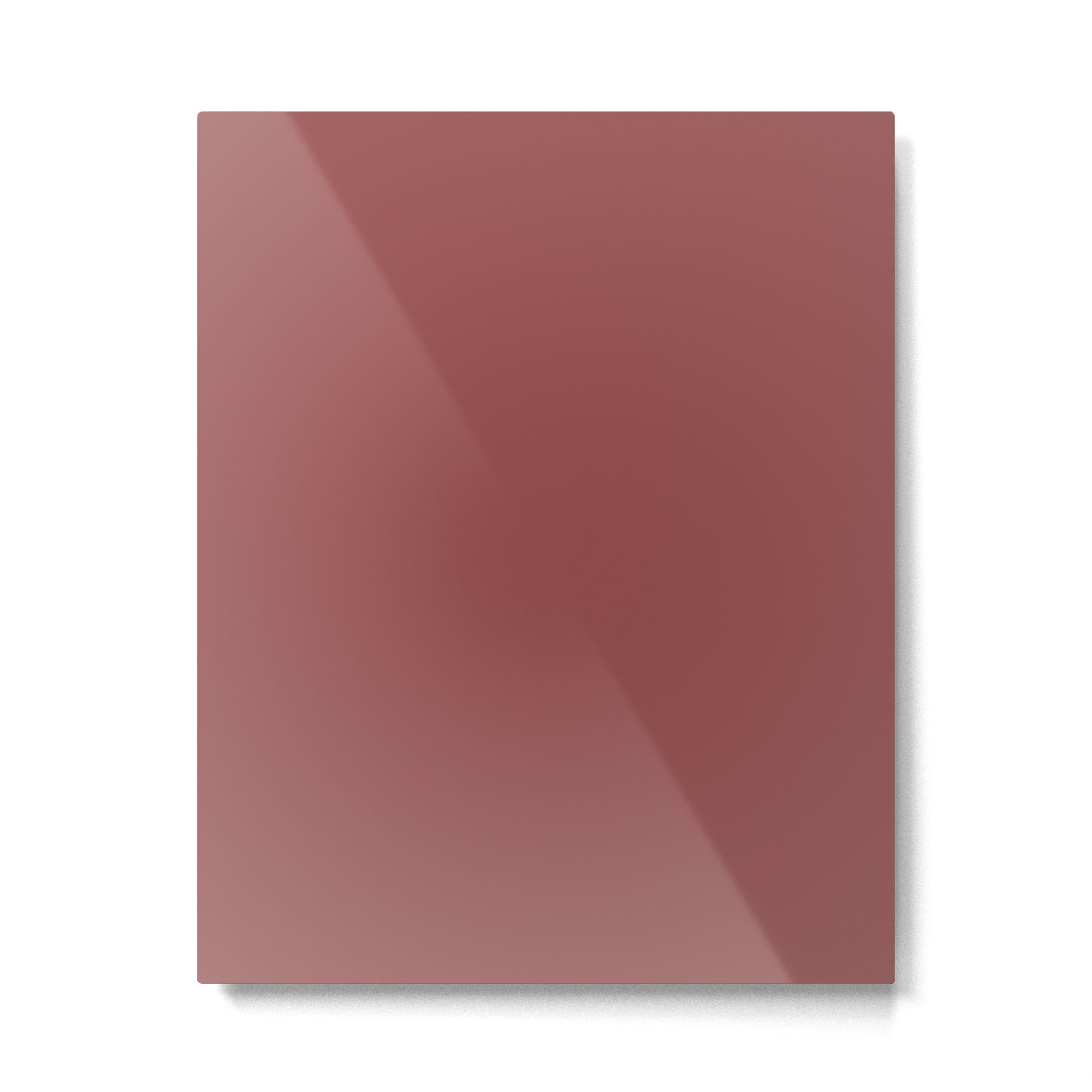 Marsala Wine Solid Color Metal Print Gallery Image 6