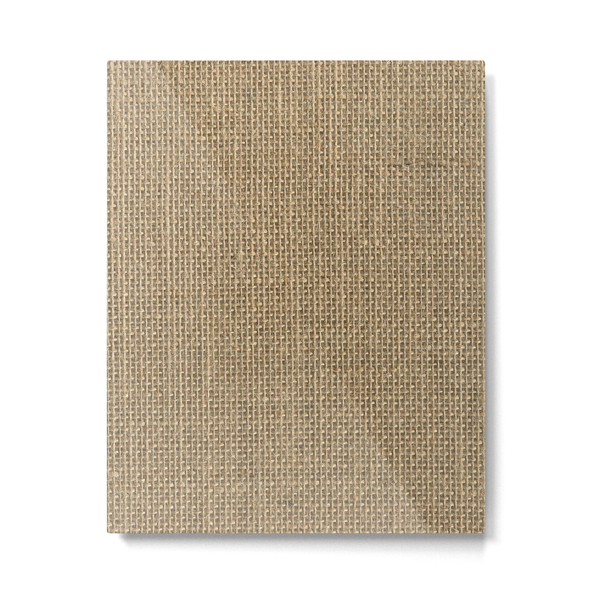 Natural Woven Beige Burlap Sack Cloth Metal Print Gallery Image 6