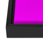 Neon Yellow and Bright Hot Pink Ombré  Shade Color Fade Framed Canvas Print Gallery Image 3