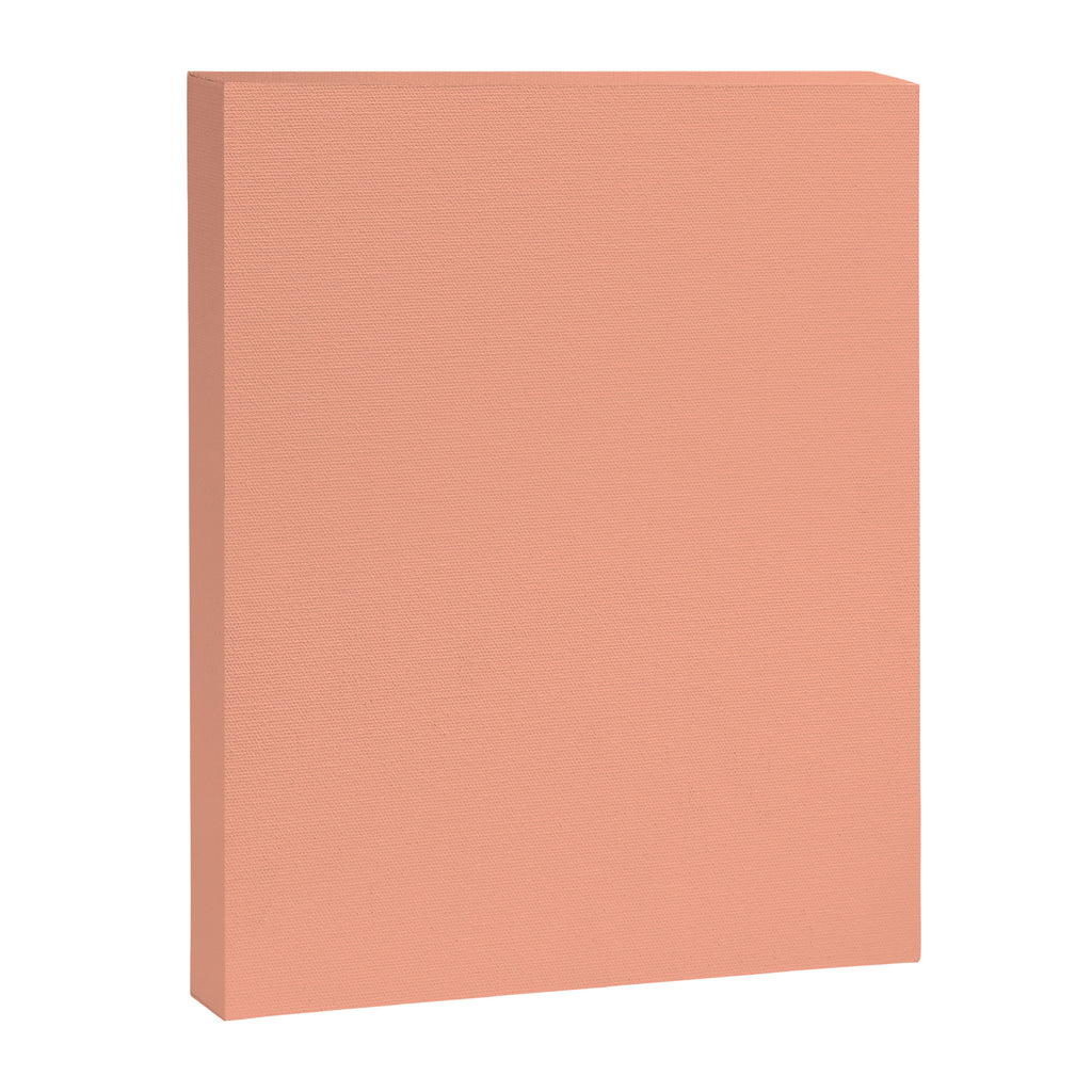 Peach Solid Color Canvas Print Gallery Image 8