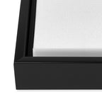 Plain White Simple Solid Color All Over Print Framed Canvas Print Gallery Image 3