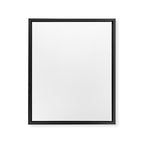 Plain White Simple Solid Color All Over Print Framed Canvas Print Gallery Image 8