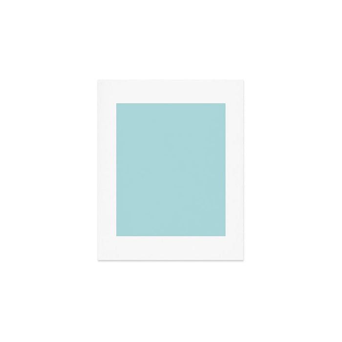 Robin's Egg Aqua Blue Art Print Gallery Image 1