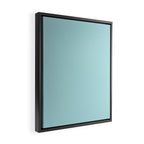 Robin's Egg Aqua Blue Framed Canvas Print Gallery Image 2