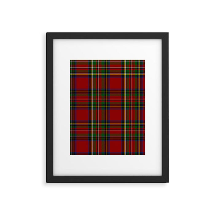 Royal Stewart Tartan Clan Framed Art Print Gallery Image 1