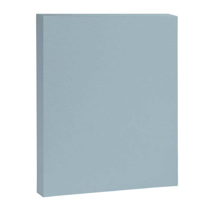Soft Chalky Pastel Blue Solid Color Canvas Print Gallery Image 1