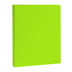 Solid Bright Green Yellow Neon Color Canvas Print Gallery Image 8