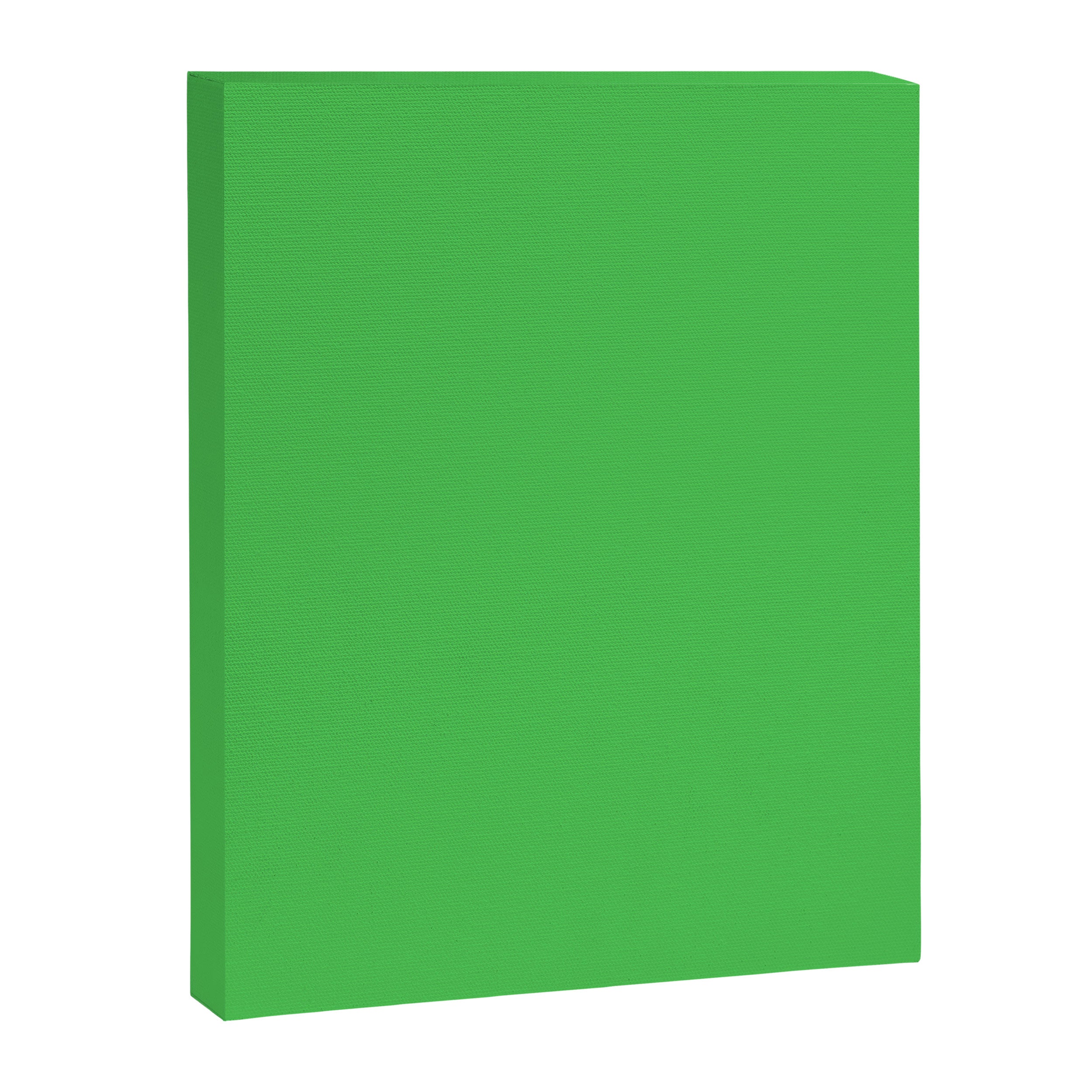 Solid Bright Kelly Green Color Canvas Print Gallery Image 8