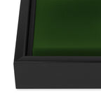 Solid Dark Forest Green Simple Solid Color All Over Print Framed Canvas Print Gallery Image 3