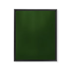 Solid Dark Forest Green Simple Solid Color All Over Print Framed Canvas Print Gallery Image 8