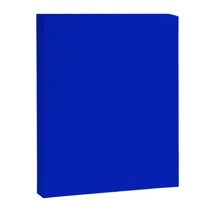 Solid Deep Cobalt Blue Color Canvas Print Gallery Image 1