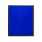 Solid Deep Cobalt Blue Color Framed Canvas Print Gallery Image 8