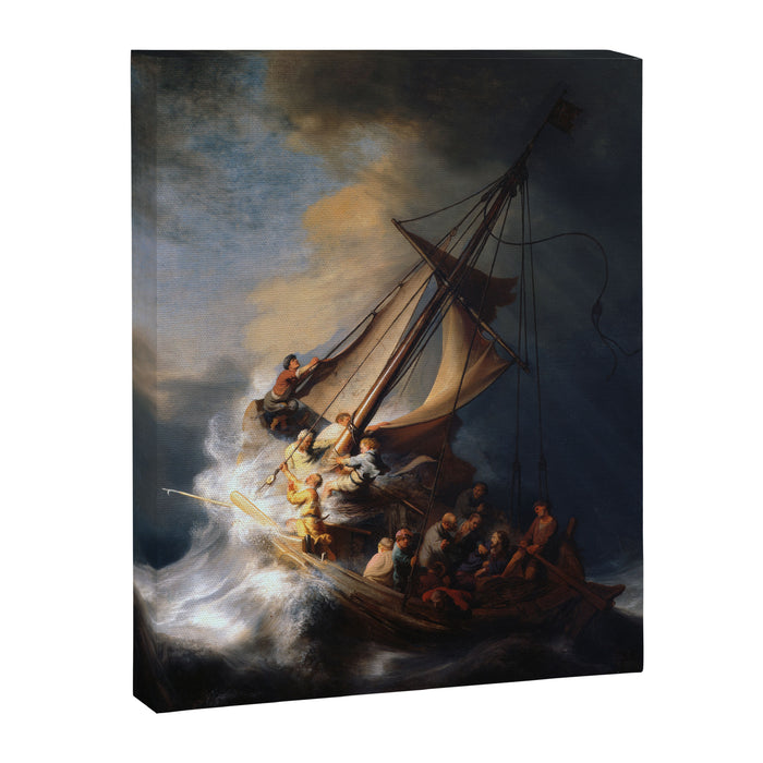 Stolen Painting - The Storm on the Sea of Galilee by Rembrandt Canvas Print Gallery Image 1