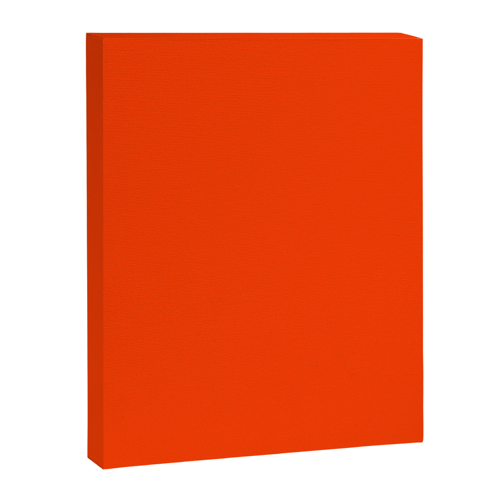 Tangy Solid Orange Pop Canvas Print Gallery Image 8