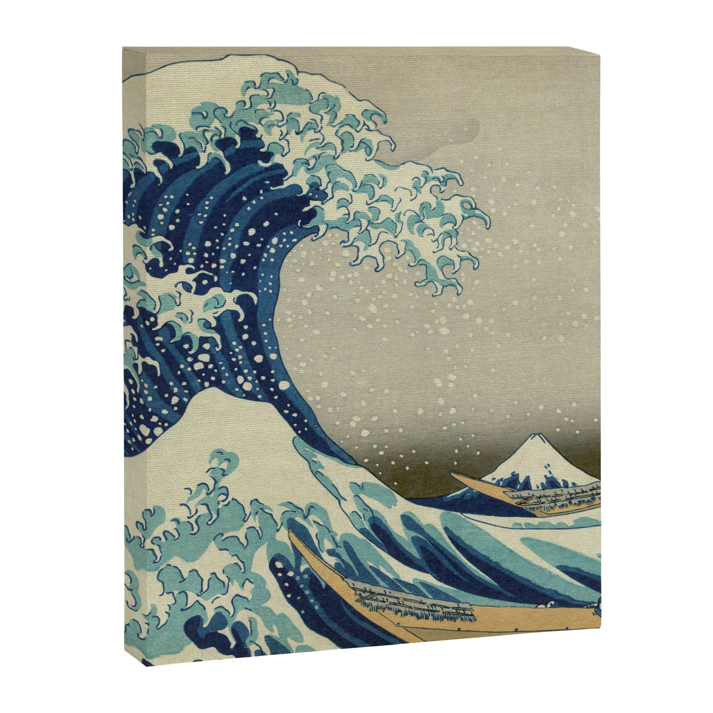 The Classic Japanese Great Wave off Kanagawa Print by Hokusai Canvas Print Gallery Image 8