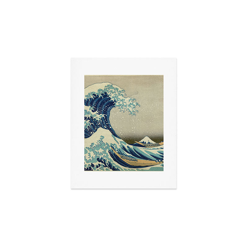 The Classic Japanese Great Wave off Kanagawa Print by Hokusai Art Print Gallery Image 1