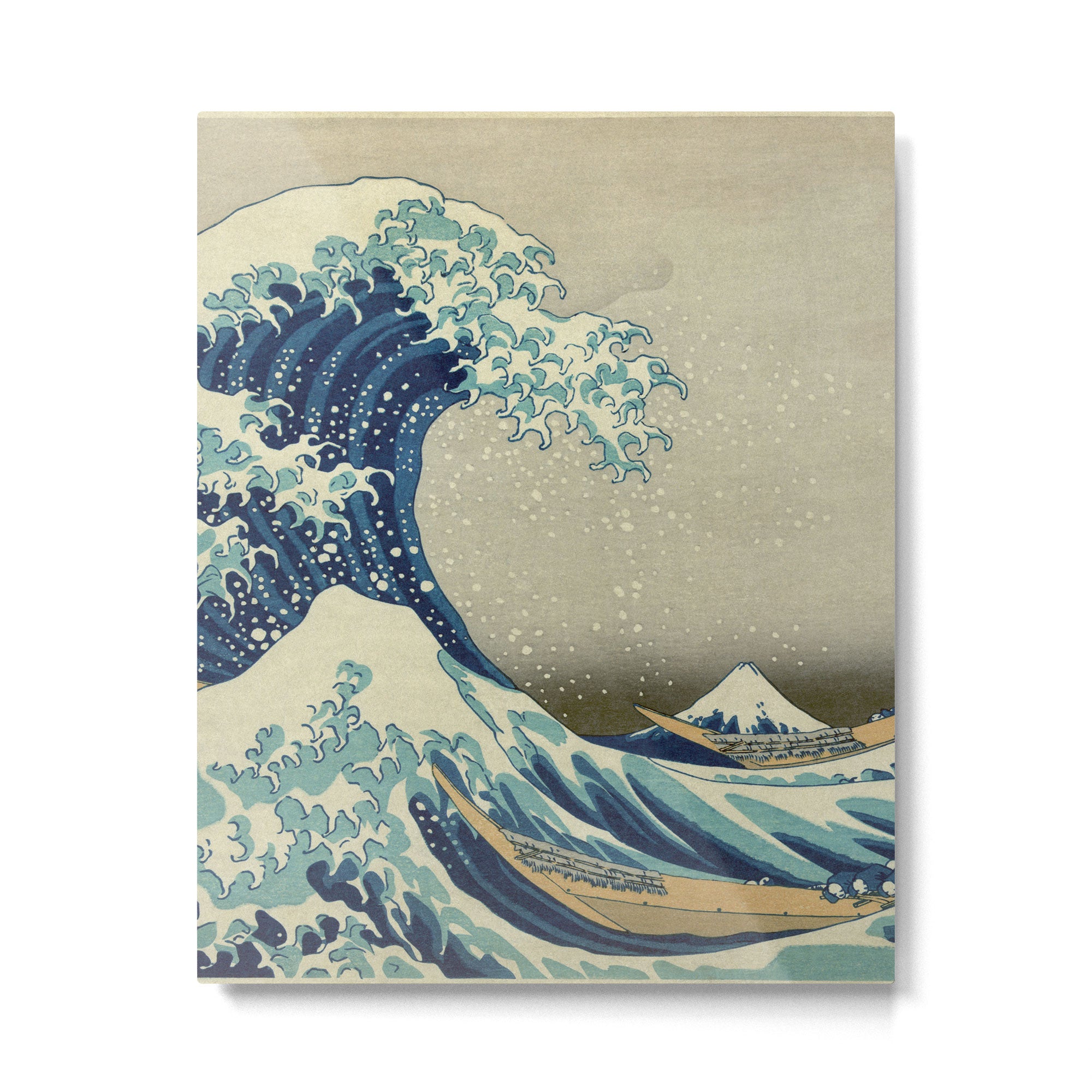 The Classic Japanese Great Wave off Kanagawa Print by Hokusai Metal Print Gallery Image 6