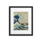 The Classic Japanese Great Wave off Kanagawa Print by Hokusai Framed Art Print Gallery Image 6